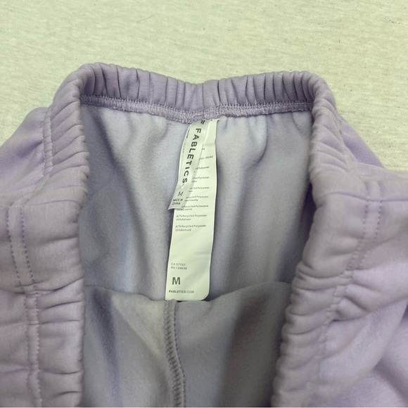 Lavender Fabletics Soft Sweatpants - Picture 3 of 4